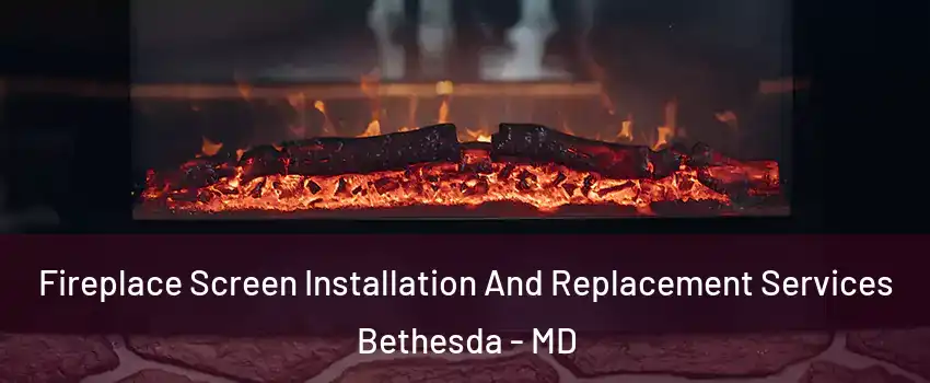 Fireplace Screen Installation And Replacement Services Bethesda - MD