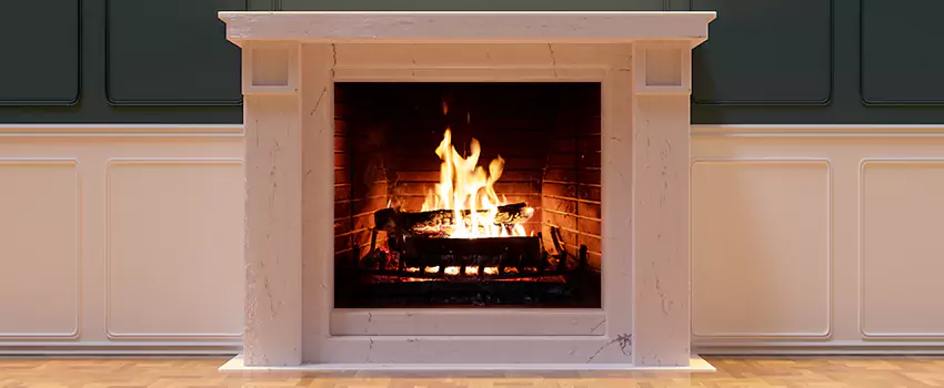 Decorative Electric Fireplace Installation in Bethesda, Maryland