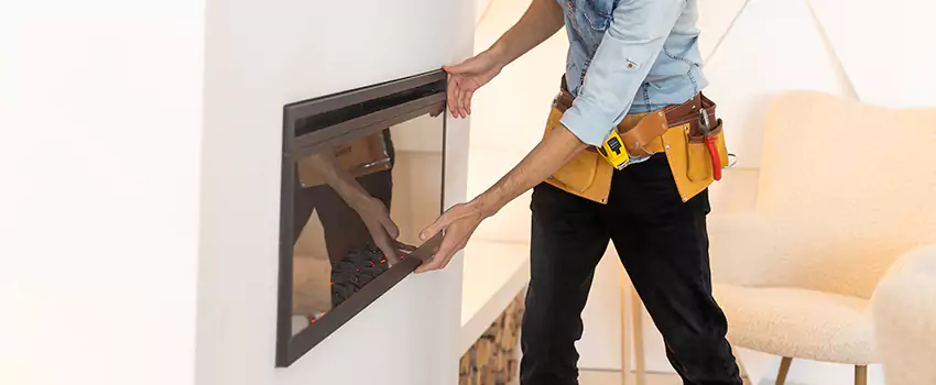 Metal Fireplace Installation in Bethesda, Maryland