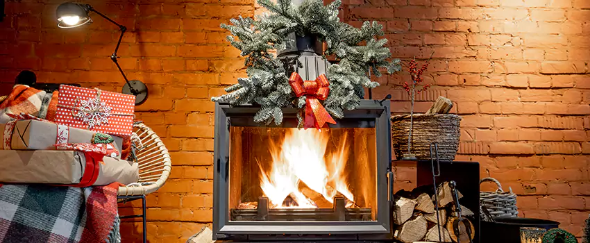 Travis Industries Linear Gas Fireplace Installation in Bethesda, Maryland