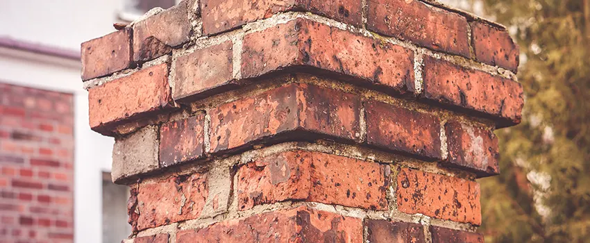 Cracked Chimney Bricks Repair Cost in Bethesda, Maryland