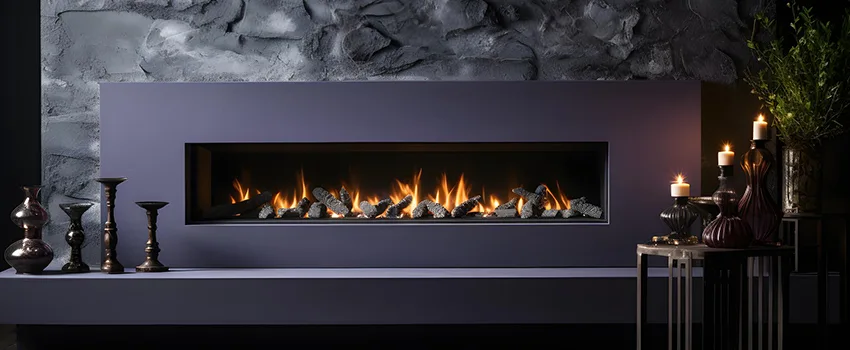 Ember Bed for Ventless Gas Fireplace in Bethesda, MD